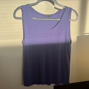 Eileen Fisher Lavender Ombre Tank Top